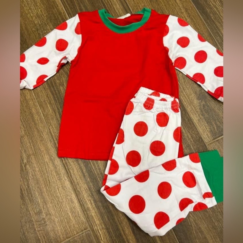 Polka dot pajamas